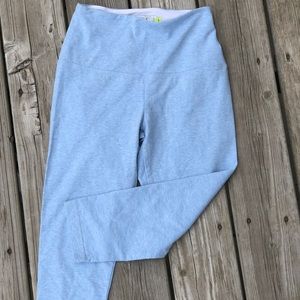 Lysse Leggings Womens Crop Blue High Waisted Yoga